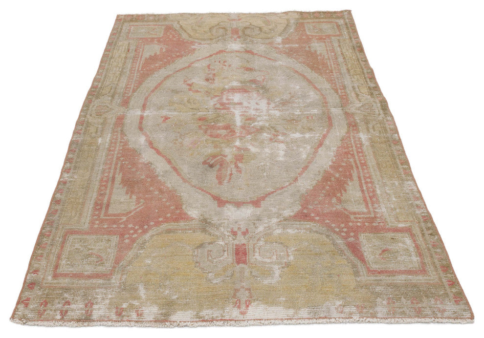 Vintage Turkish Hand-Knotted Rug - 3' 2" x 5' 4" (38 in. x 64 in.)