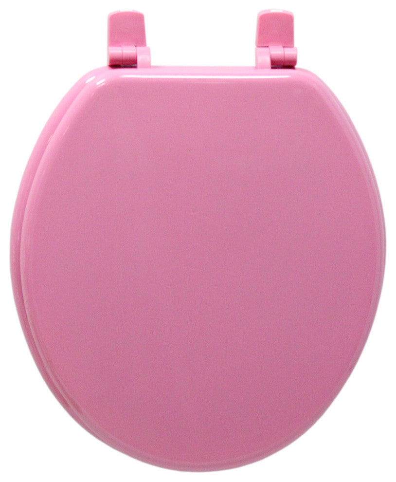Trimmer Wood Toilet Seat, Rose Petal