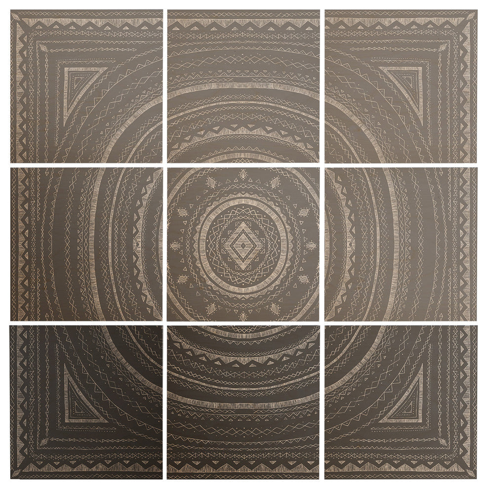 Deny Designs Dash and Ash Atticus Wood Wall Mural, 4'x4'