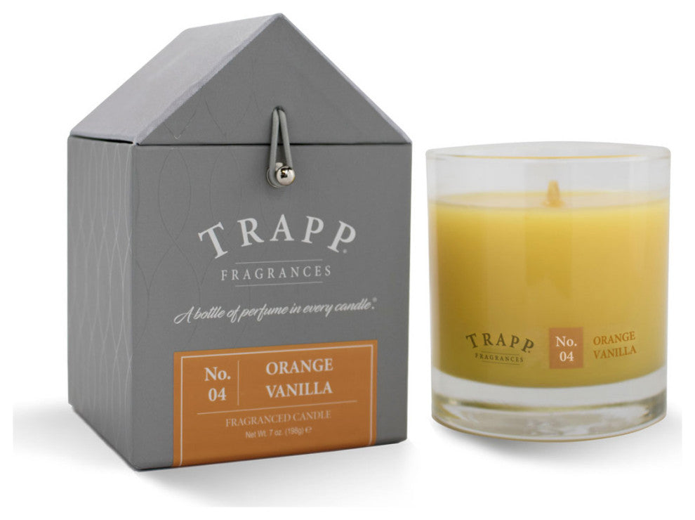 Trapp Signature Poured Candle, 7 oz, No.04 Orange Vanilla