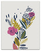 Funky Multi-Color Floral II 11x14 Canvas Wall Art