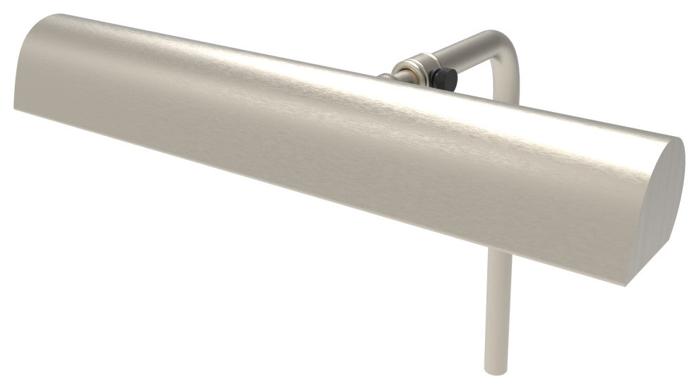Classic LED Art Lights, Dimmable, Plug-in, Satin Nickel, 10"