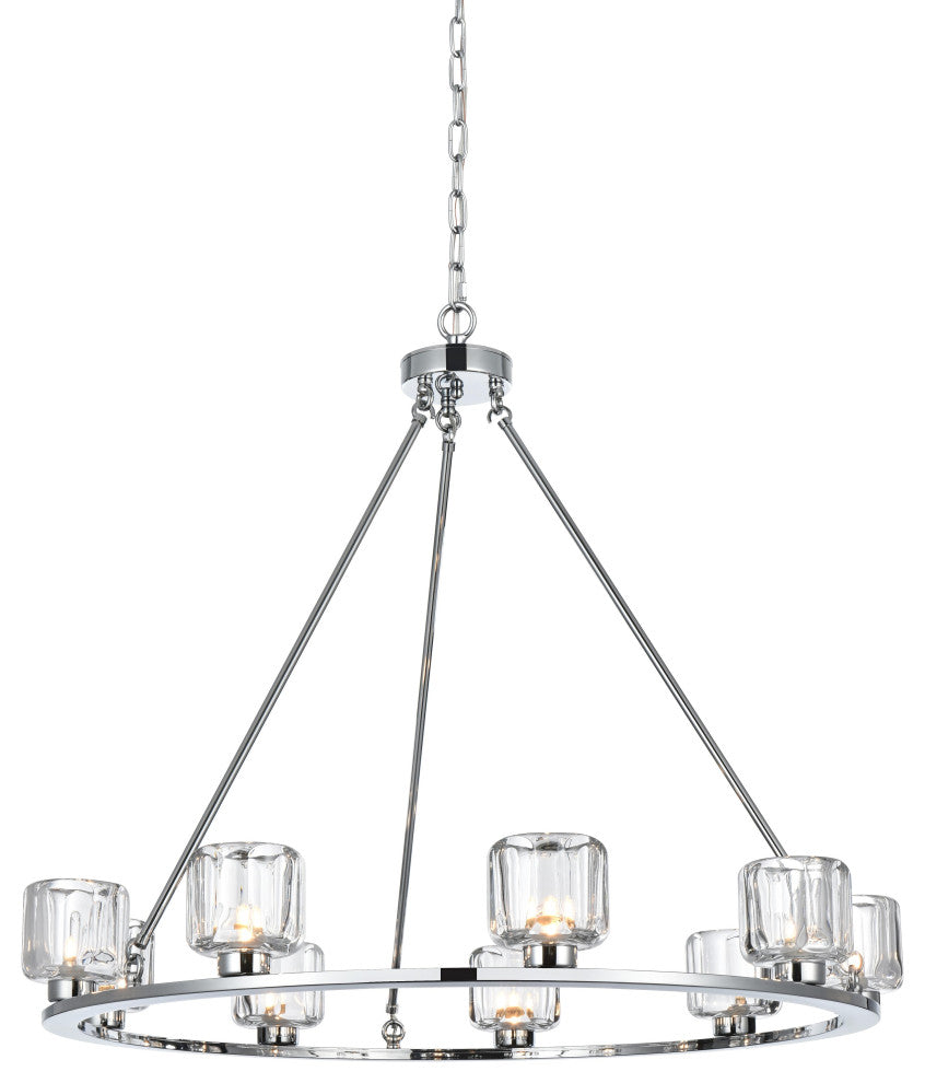 Home Living 36" Chandelier, Chrome