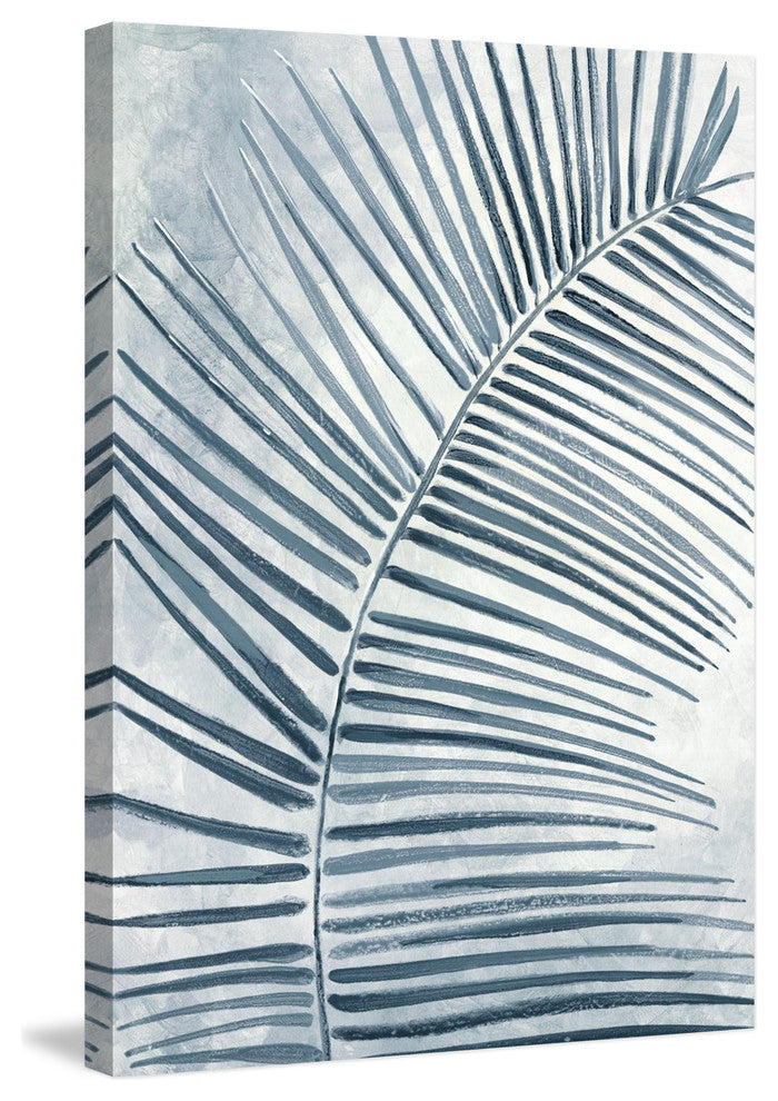 "Bluish" Painting Print on Wrapped Canvas, 24"x36"