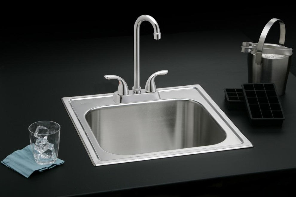 DPC12020101 Dayton Stainless Steel 20" x 20" Drop-in Laundry Sink