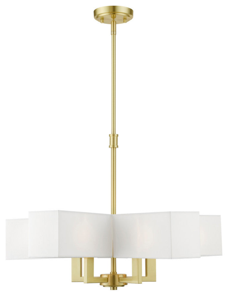 Rubix 5 Light Black Chandelier