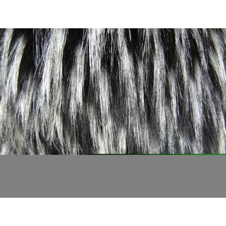 Plutus Wolf Fur Handmade Throw Pillow, (Double sided  20" x 30" Queen)