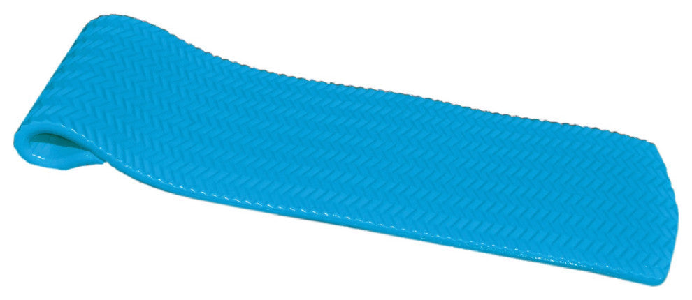 74" Sofskin Rippled Blue Floating Swimming Pool Mattress