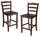 Winsome Ladder-Back Stool - Set of 2