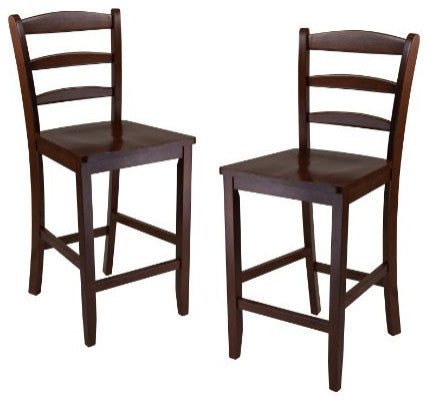 Winsome Ladder-Back Stool - Set of 2