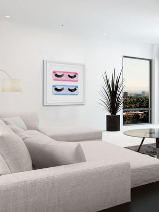 "Lashes" Framed Painting Print