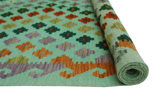 Sangat Kilim Amirah Lt. Green Rug