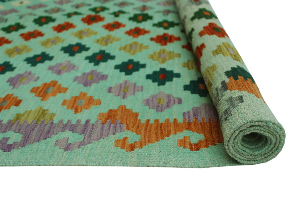 Sangat Kilim Amirah Lt. Green Rug