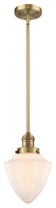 Innovations 201S-BB-G661-7-LED 1 Light Mini Pendant, Brushed Brass