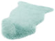 Eclectic Sheepskin Single 2'x3' Rug, Eggshell Blue