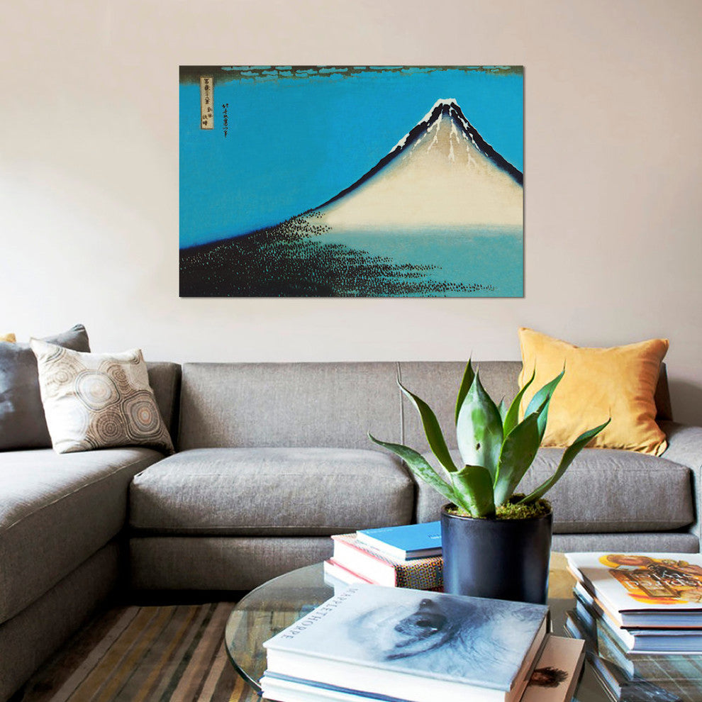 "Mount Fuji" by Katsushika Hokusai, Canvas Print, 26"x18"