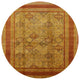 Ahgly Company Indoor Round Mid-Century Modern Area Rugs, 7' Round
