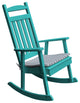 Poly Porch Rocker, Aruba Blue, Single Color