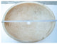 Troia Light Travertine Natural Stone Oval Vessel Sink (W)16" (L)21" (H)6"