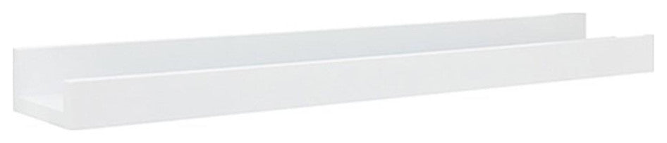 Kiera Grace 23 Inch Engineered Wood White Edge Photo Frame Ledge