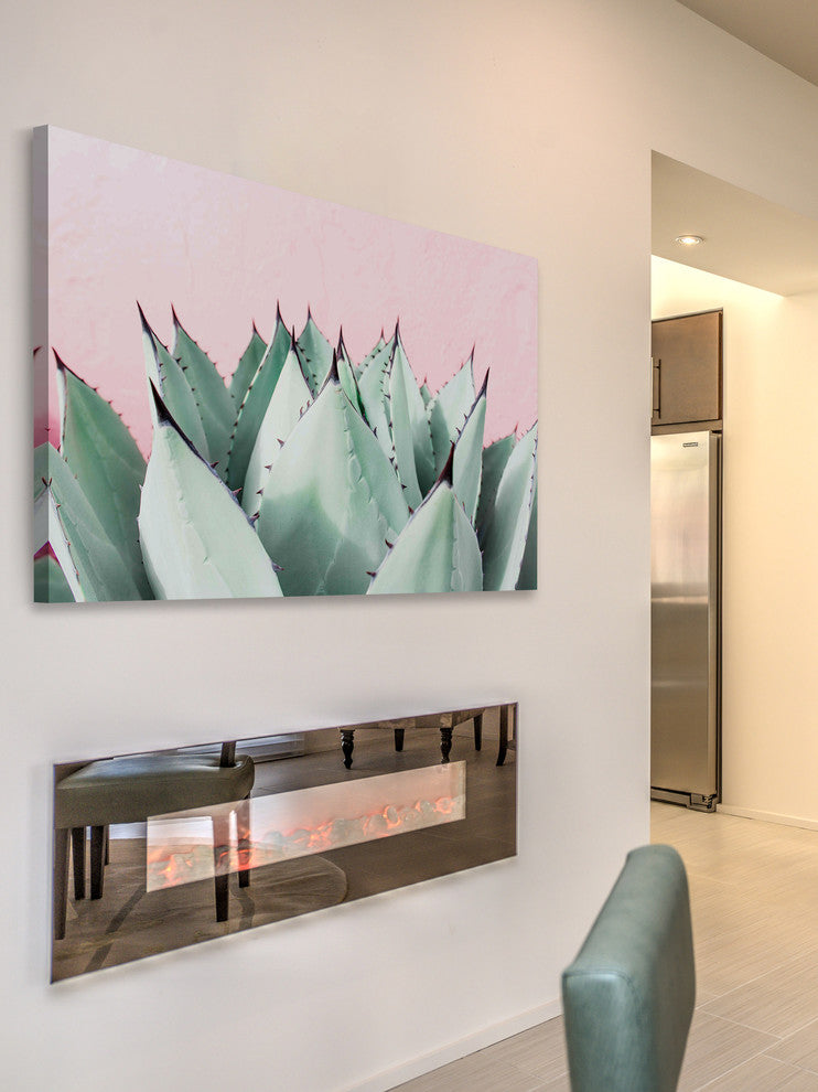 Marmont Hill, "Sweet Succulents" by Morgan Hartley on Wrapped Canvas, 24x16