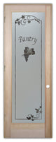 Pantry Door - Grape Cluster Grape Ivy - Douglas Fir (stain grade) - 28" x...