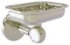 Clearview Wall Mounted Soap Dish Holder with Twisted Accents, Polished Nickel
