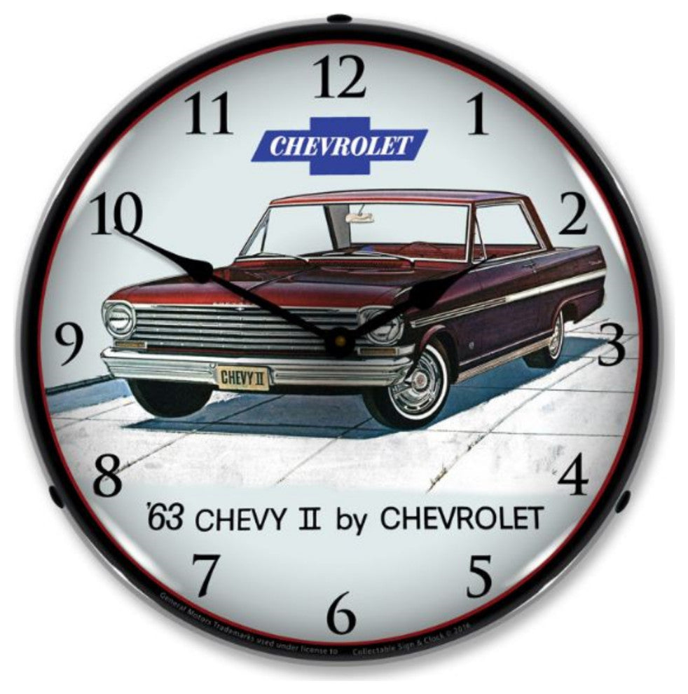 GM1701712 1963 Chevy II Nova Super Sport Clock