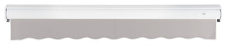 Awntech 18'x10' Full Cassette Left Motor Acrylic Fabric Retractable Awning, Gray