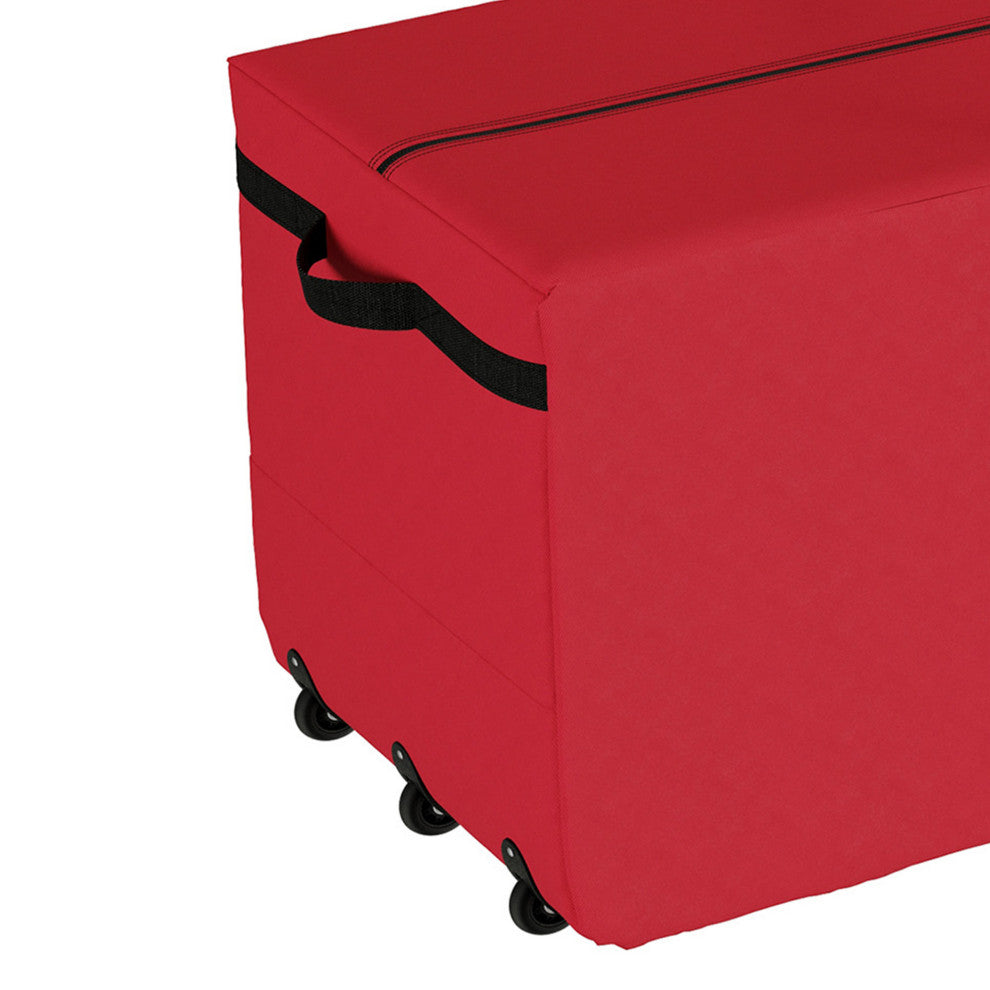 Rolling Christmas Tree Storage Bag For 12' Artificial Trees With Wheels