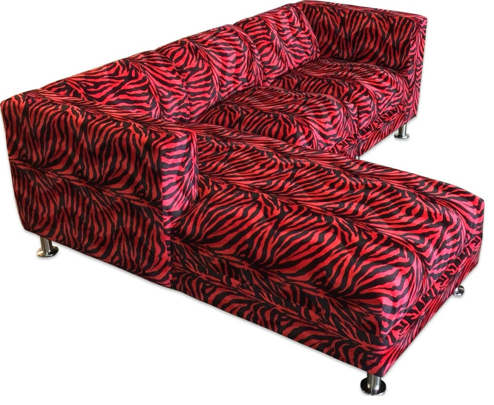 Contemporary Sectional Sofa, Upholstered Custom Modern 3 Piece Sectional