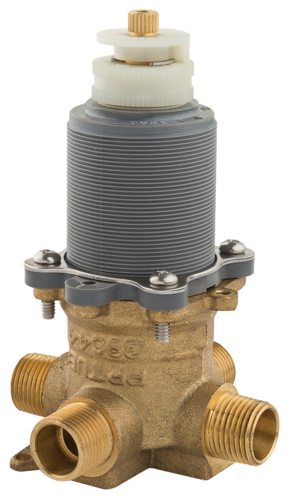 Thermostatic Temperature and Volume Control Tub and Shower Valve and Cartridge