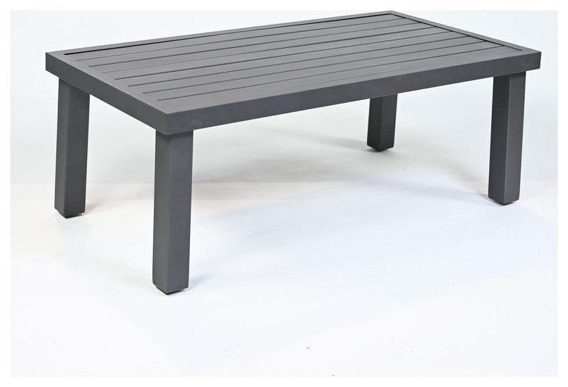 Marseille Aluminum Rectangle Coffee Table