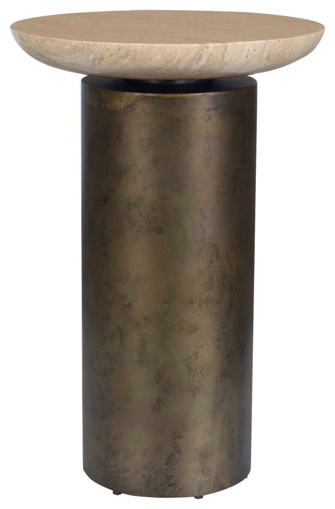 Uttermost Oslo Brass Outdoor Accent Table