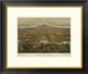 "Birds-eye view of Manhattan, New York" Framed Digital Print, 26"x22"