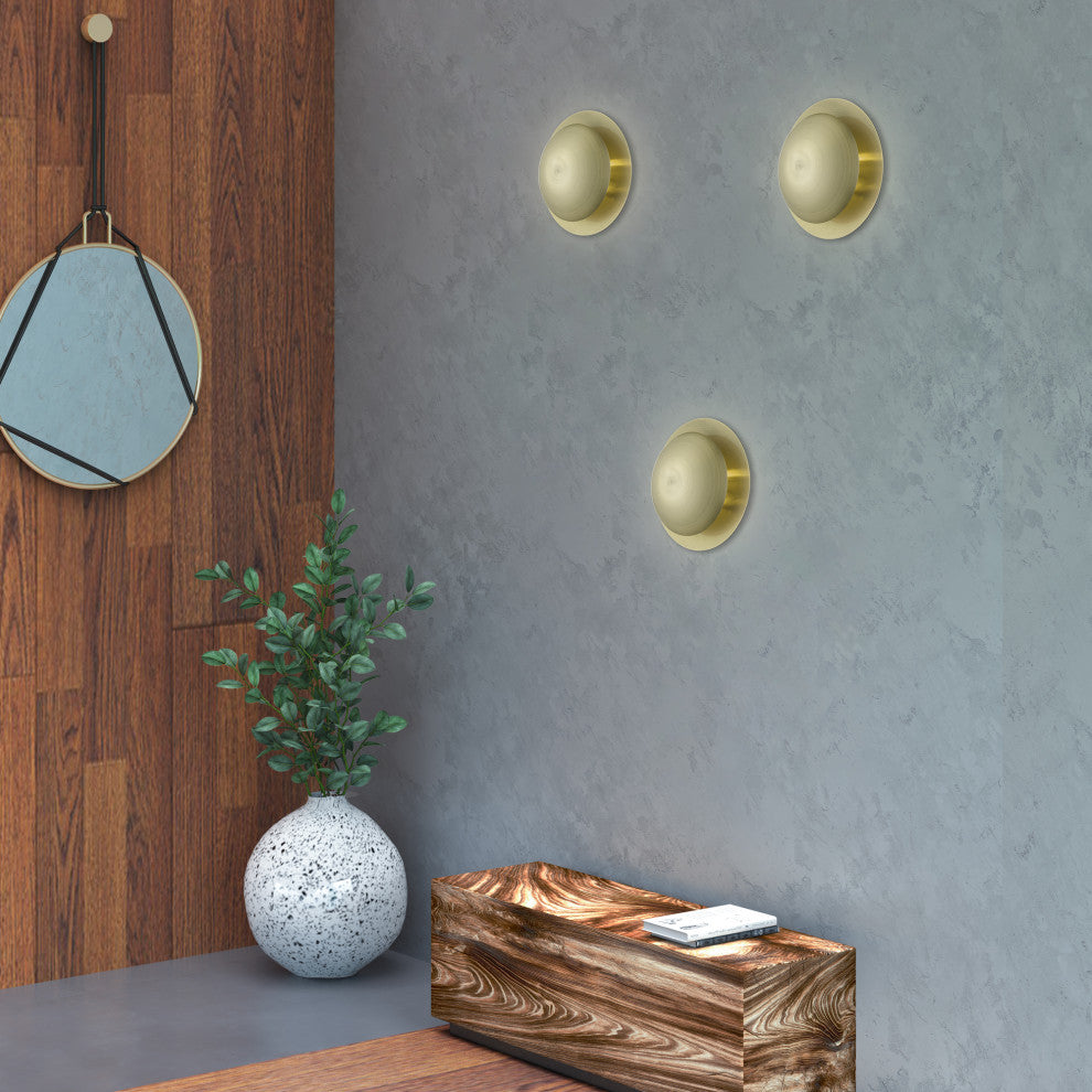 Livex Lighting Ventura 2-Light Antique Brass Medium Semi-Flush/Wall Sconce