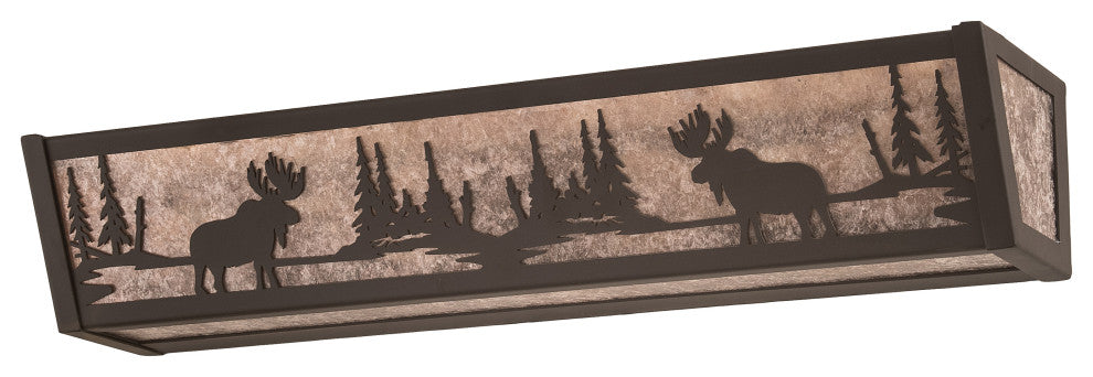 24 Wide Moose at Lake Vanity Light