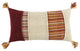 Brown Beige Color Blocked Lumbar Pillow