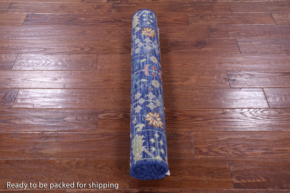 Turkish Oushak Handmade Wool Rug 3' 1" X 5' 4" - Q15379
