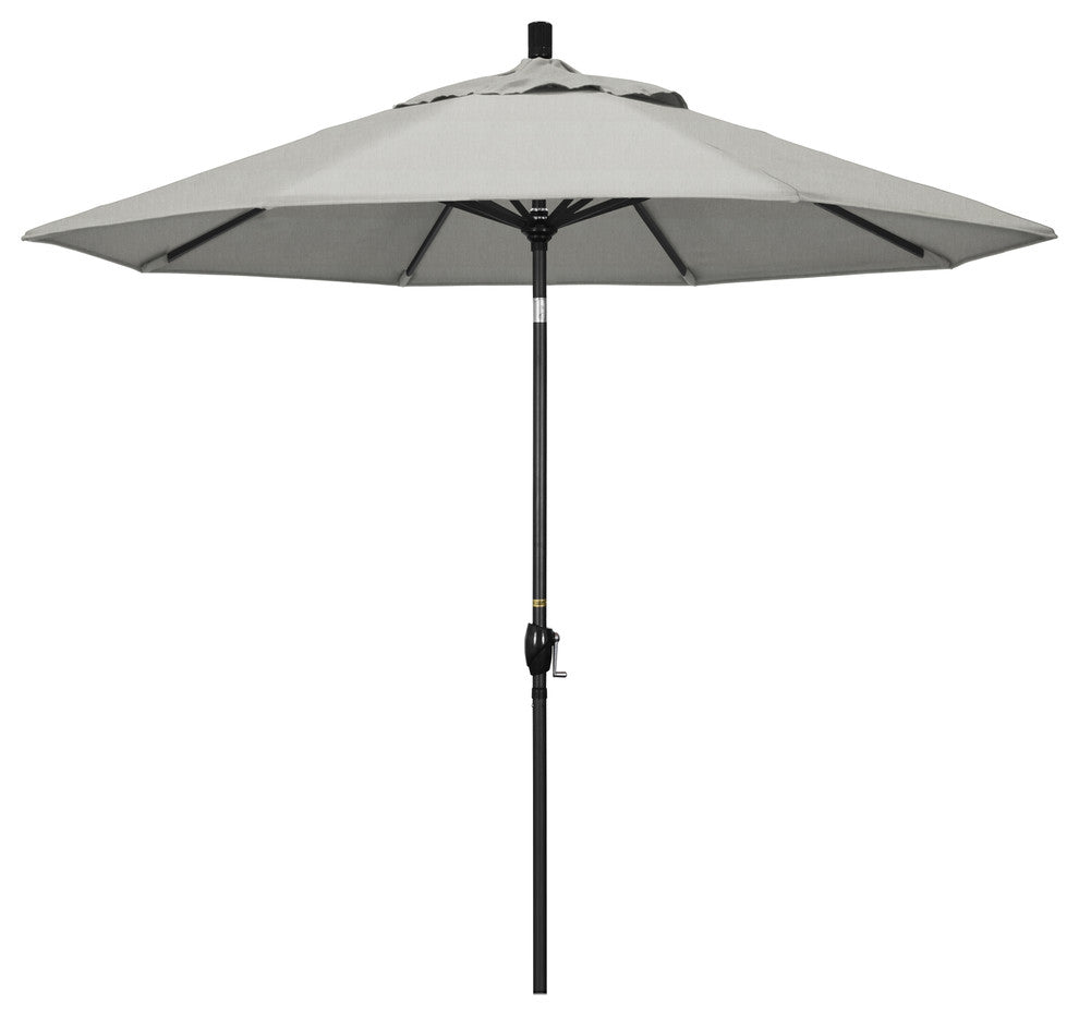 9' Aluminum Umbrella Push Tilt, Granite