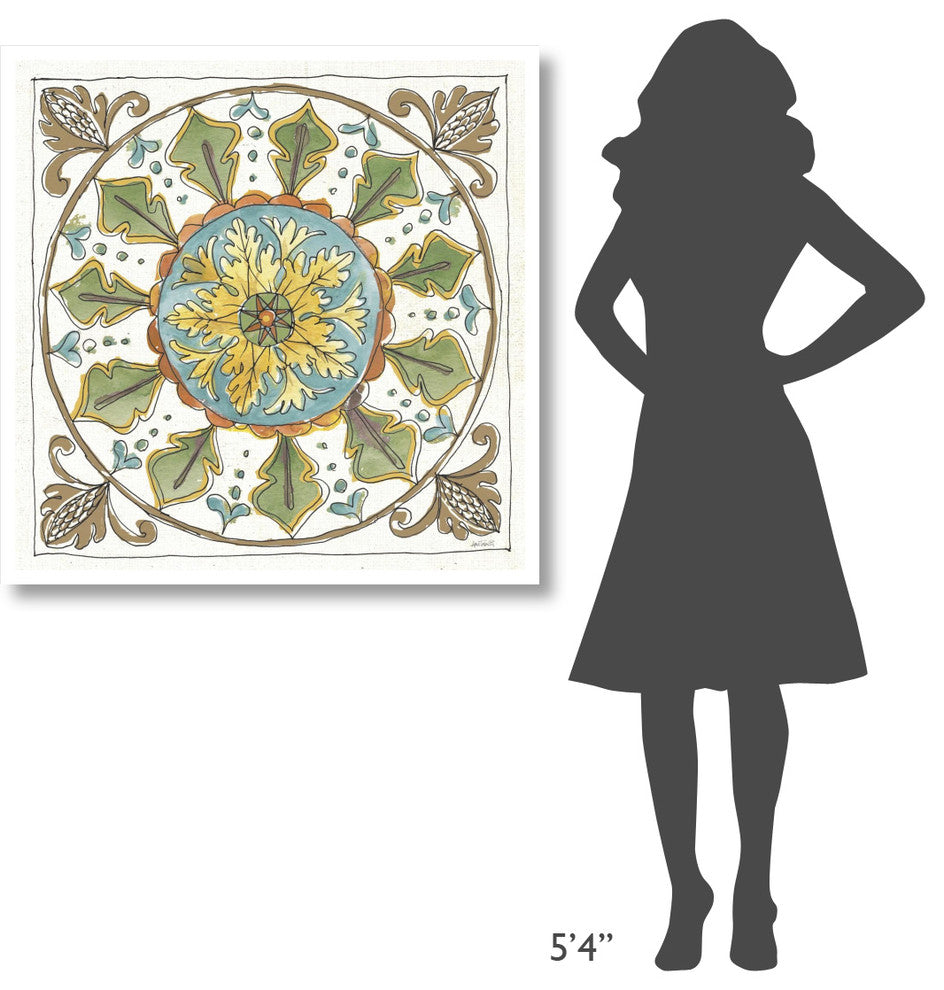 "Tuscan Elegance VII" Digital Paper Print by Anne Tavoletti, 38"x38"