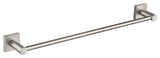 Ventus Bathroom 18" Towel Bar, Brushed Nickel