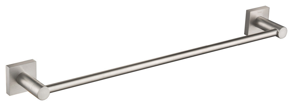 Ventus Bathroom 18" Towel Bar, Brushed Nickel
