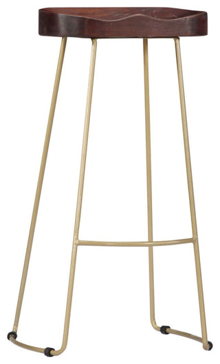 vidaxL Gavin Bar Stools 2-Pieces Solid Mango Wood