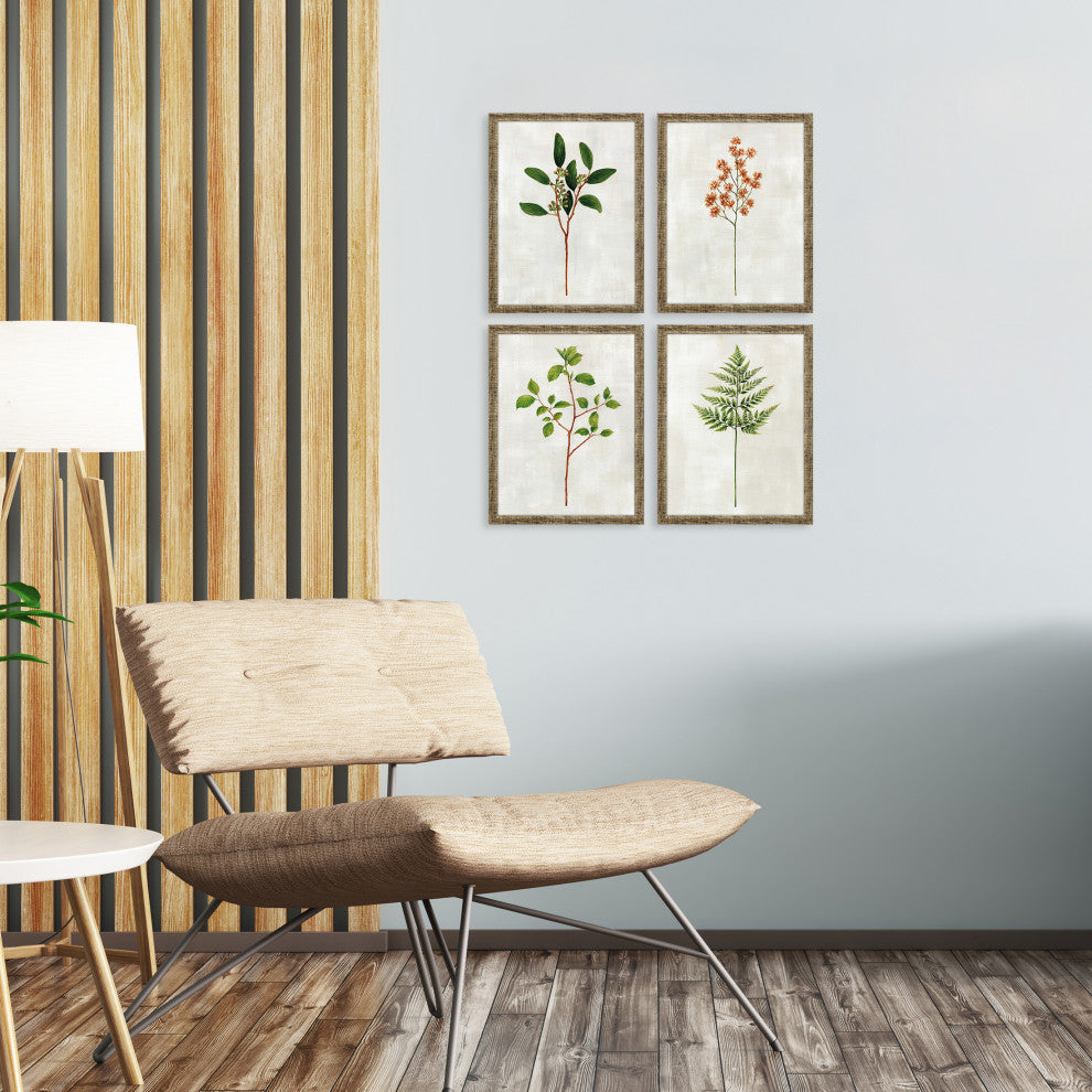 Botanical I Artwork, 4-Piece Set