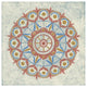 "Lakai Circle V Taupe" Digital Paper Print by Kathrine Lovell, 32"x32"