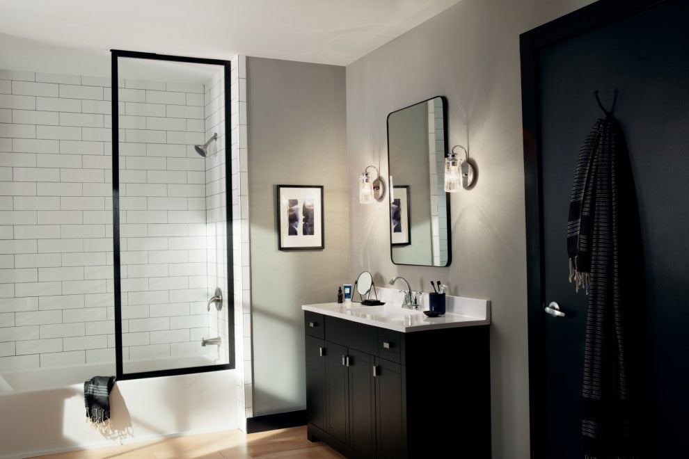 Wall Sconce 1-Light, Chrome