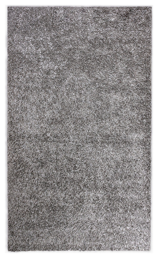 2" x 8" Dark Gray Contemporary Runner Rug