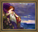 Julius Ferdinand Kronberg Sappho Framed Premium Canvas Print, 20"x25"