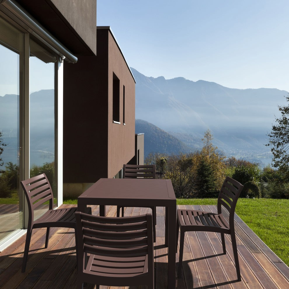 Compamia Ares 5-Piece Dining Set, Brown
